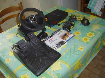 相片: 出售 电子游戏 SONY LOGITECH - PS2+VOLAN+2JEUX