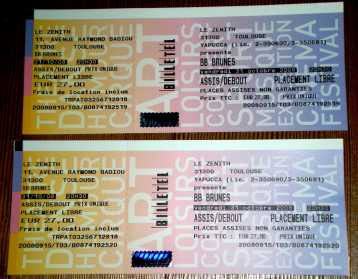 相片: 出售 音乐会票 CONCERT BB BRUNES - AU ZENITH A TOULOUSE (31)