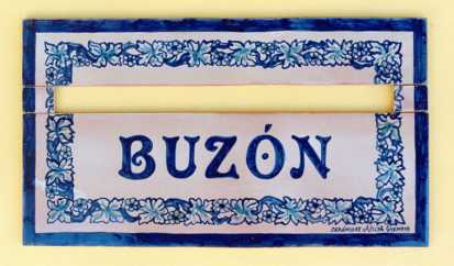 相片: 出售 陶瓷 BUZON CENEFA AZULES