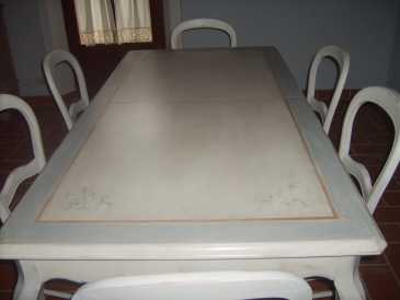 相片: 出售 家具 MOBILE ARTIGIANALE - TAVOLO PROVENZALE DECORATO A MANO