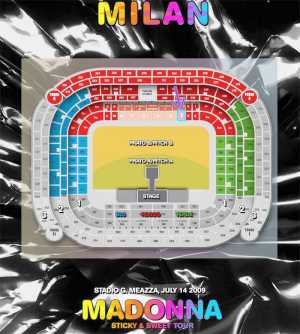 相片: 出售 音乐会票 MADONNA STICKY&SWEET TOUR 14/07/09 - MILANO SAN SIRO