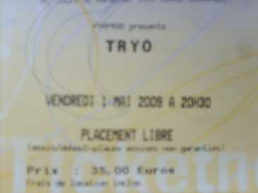 相片: 出售 音乐会票 CONCERT DE TRYO - PATINOIRE BORDEAUX
