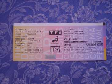 相片: 出售 音乐会票 MYLENE FARMER - ZENITH TOULOUSE