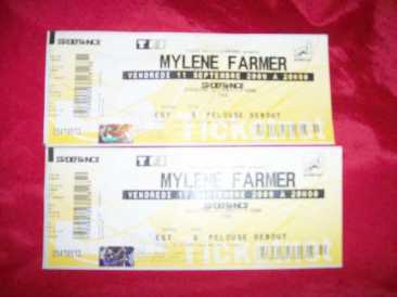 相片: 出售 音乐会票 CONCERT MYLENE FARMER - STADE DE FRANCE