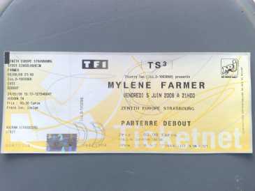相片: 出售 音乐会票 MYLENE FARMER - ZENITH STRASBOURG
