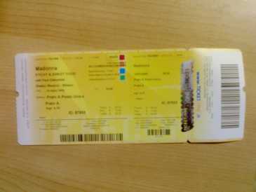 相片: 出售 音乐会票 CONCERTO MADONNA 14 LUGLIO - MILANO