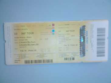 相片: 出售 音乐会票 U2  MILANO SAN SIRO SPECIAL GUEST SNOW PATROL - MILANO SAN SIRO