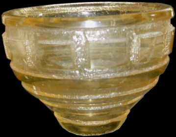 相片: 出售 玻璃对象 VASE DAUM NANCY FRANCE GRAVE A L´ACIDE JAUNE