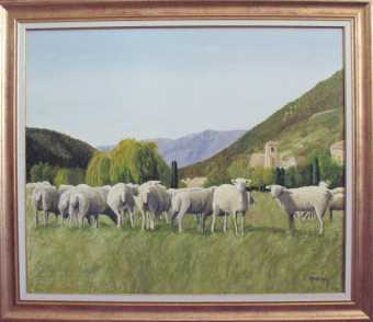相片: 出售 绘画和图画 MOUTONS DE CHAUVAC