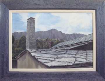 相片: 出售 绘画和图画 LES TOITS DE SAINT VERAN