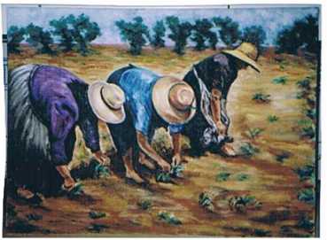 相片: 出售 绘画和图画 CAMPESINOS AL OLEO