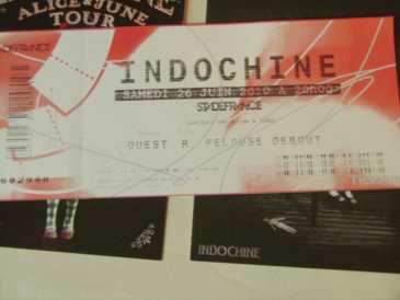 相片: 出售 音乐会票 INDOCHINE - STADE DE FRANCE