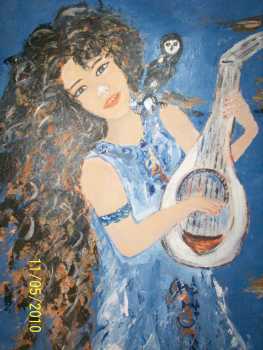 相片: 出售 绘画和图画 LA MUSICIENNE DES OCEANS.