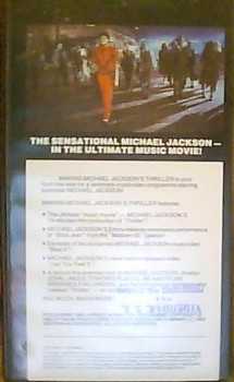 相片: 出售 VHS MAKING MICHAEL JAKSONS THRILLER - JOHN LANDIS