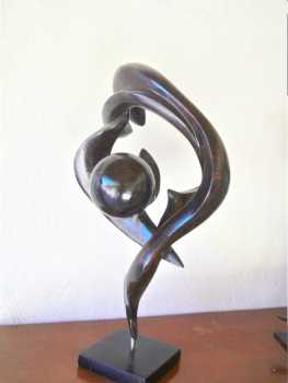 相片: 出售 雕塑 木头 - SCULPTURE DARIUS (FLEUR DE LUNE )