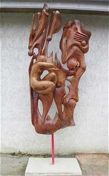 相片: 出售 雕塑 木头 - SCULPTURE DARIUS ( GENESE )