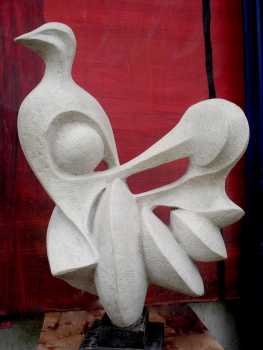 相片: 出售 雕塑 大理石 - SCULPTURE DARIUS (L'OISEAU )