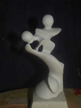 相片: 出售 雕塑 大理石 - SCULPTURE DARIUS ( LA FAMILLE)