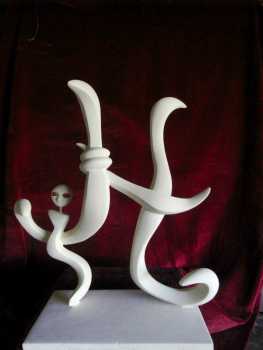 相片: 出售 雕塑 大理石 - SCULPTURE DARIUS ( BAVARDAGE (H )