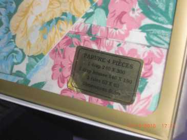 相片: 出售 其它艺术对象 PARURE DE LIT 100% COTON LINGE DE LUXE