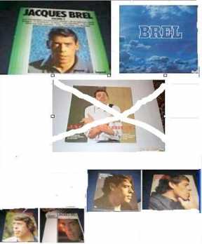 相片: 出售 33 转每分钟 LOT 6 DISQUES VINYLES LP 33 TRS JACQUES BREL DONT - JACQUES BREL