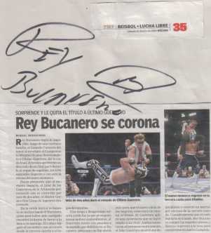 相片: 出售 相片/海报 POSTER AUTOGRAFIADO ORIGINAL REY BUCANERO