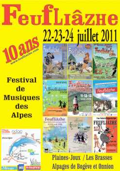 相片: 提议 节日 FESTIVAL DE MUSIQUE DES ALPES, LE FEUFLIAZHE - PLAINE-JOUX, LES BRASSES, ALPAGES DE BOGEVE ET ONN