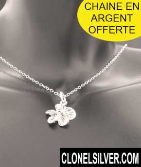 相片: 出售 珠宝 妇女 - PENDENTIF PETITE FLEUR ARGENT 20,00EUR - PENDENTIF PETITE FLEUR ARGENT 925/000