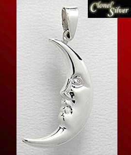 相片: 出售 珠宝 妇女 - PENDENTIF DEMI LUNE ARGENT 20,00EUR - PENDENTIF LUNE ARGENT + CHAINE EN ARGENT OFFERTE
