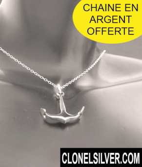 相片: 出售 珠宝 妇女 - PENDENTIF ENCRE MARINE EN ARGENT 15,00EUR - PENDENTIF ENCRE MARINE ARGENT + CHAINE ARGENT