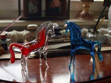 相片: 出售 玻璃对象 CHEVAUX