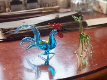 相片: 出售 玻璃对象 COQ ET GIRAFE