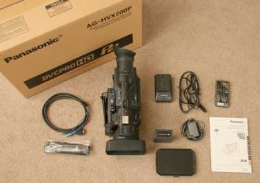 相片: 出售 摄象机 PANASONIC - AG HVX 200 3CCD