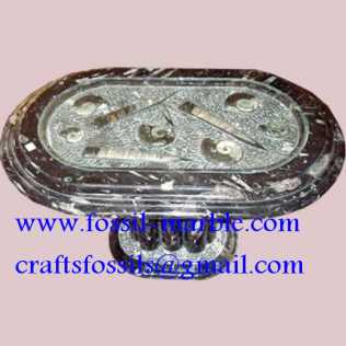 相片: 出售 装饰 TABLE FOSSILISE MARBRE - TOUTES SORTES DE DECORATION EN FOSSILISE MARBRE FO