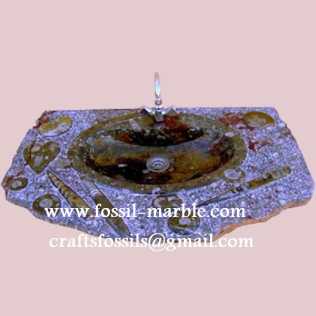 相片: 出售 装饰 LAVABO EN MARBRE FOSSILISE - LAVABO EN MARBRE FOSSILISE