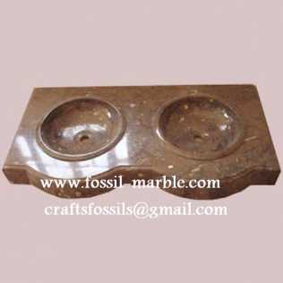 相片: 出售 装饰 LAVABO EN MARBRE FOSSILISE - LAVABO EN MARBRE FOSSILISE