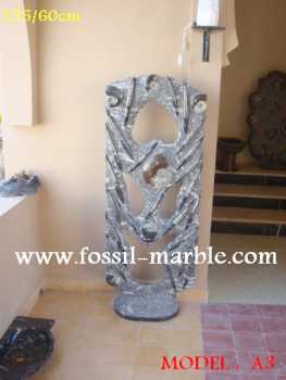 相片: 出售 装饰 GRAND PLAQUES EN MARBRE FOSSILISE - PLAQUES EN MARBRE FOSSILISE