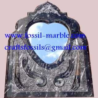 相片: 出售 装饰 MIROIR EN NATURAL MARBRE FOSSILISE ERFOUD - MIROIR EN MARBRE FOSSILISE RISSANI