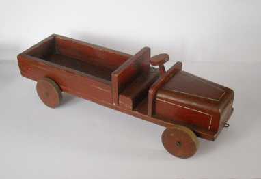 相片: 出售 其它对象 GIOCATTOLO DEGLI ANNI '30 - AUTOCARRO DI LEGNO