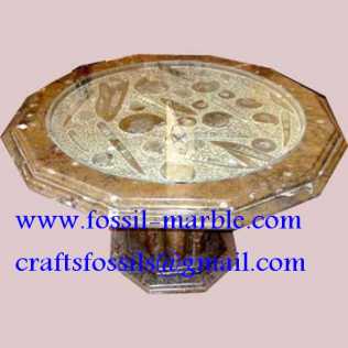 相片: 出售 装饰 TAVOLO IN MARMO FOSSILIZZATO - TAVOLO IN MARMO FOSSILIZZATO
