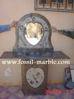 相片: 出售 装饰 SINKS FROM FOSSILIZED MARBLE MOROCCO - SINKS FROM FOSSILIZED MARBLE MOROCCO