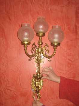 相片: 出售 装饰 RICARDO SORIANO - APLIQUES DE PARED ESTILO IMPERIO EN BRONCE
