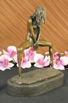 相片: 出售 雕塑 古铜 - WESTERN EXCELLENT BRONZE MARBLE  ART STATUE ORIGIN