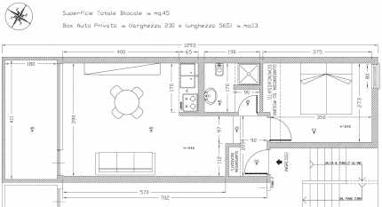 相片: 出售 1 栋卧室公寓 45 m2