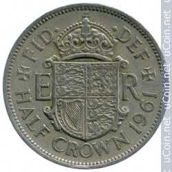 相片: 出售 硬币 REINA ELIZABETH II (1953 - 1970)
