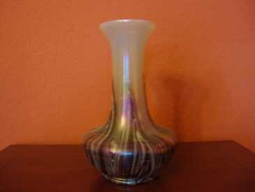 相片: 出售 玻璃对象 ART NOUVEAU VASE KRALIK AUSTRIA
