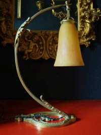 相片: 出售 灯 ART NOUVEAU TISCHLAMPE DAUM NANCY FRANCE