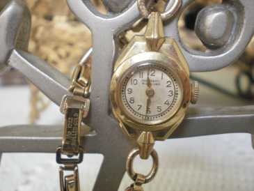 相片: 出售 其它对象 RELOJ EN ORO 1-10/12CT. INGERSOL MADE IN SWISS - INGERSOLL MADE IN USA - SENORA