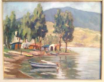 相片: 出售 绘画和图画 LAGO DI CALDONAZZO