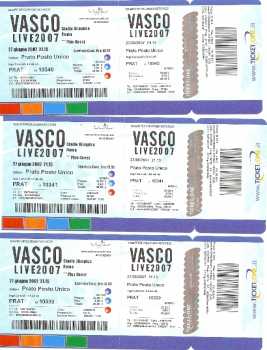 相片: 出售 音乐会票 VASCO ROSSI LIVE 2007 - 27/06 ROMA - STADIO OLIMPICO